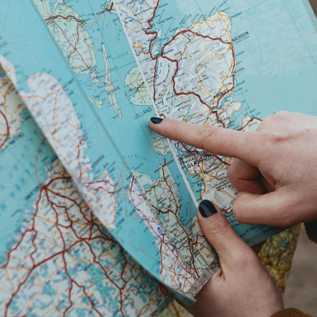 IT Strategy and Roadmap Individual indicating a map, representing the strategic direction and roadmap for IT initiatives and projects.